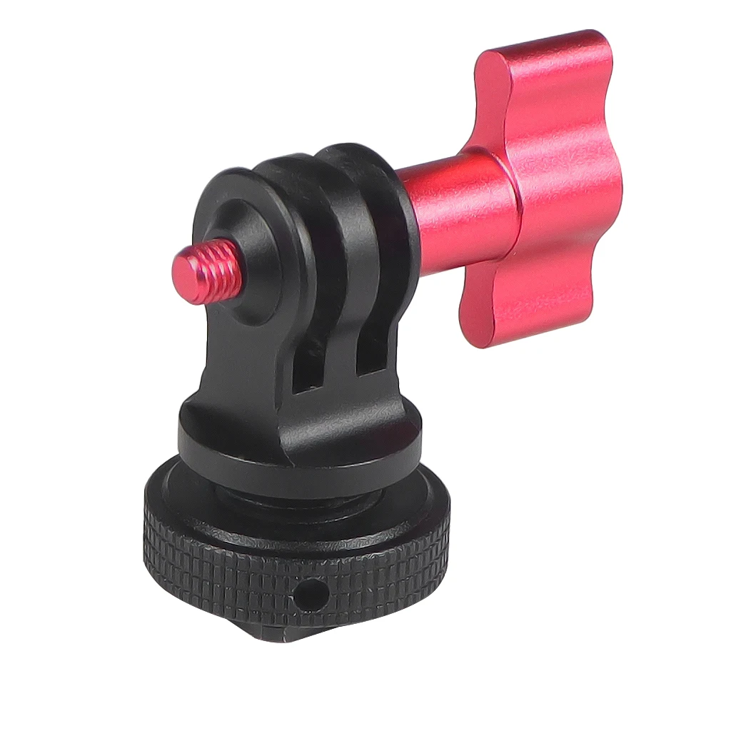 Kaltschuhhalterung Schnellwechseladapter M5 Schraube für Insta360 X4 für Gopro OSMO 360 Action 5pro Kameraständer Halterung Lichthalter – Detail 4