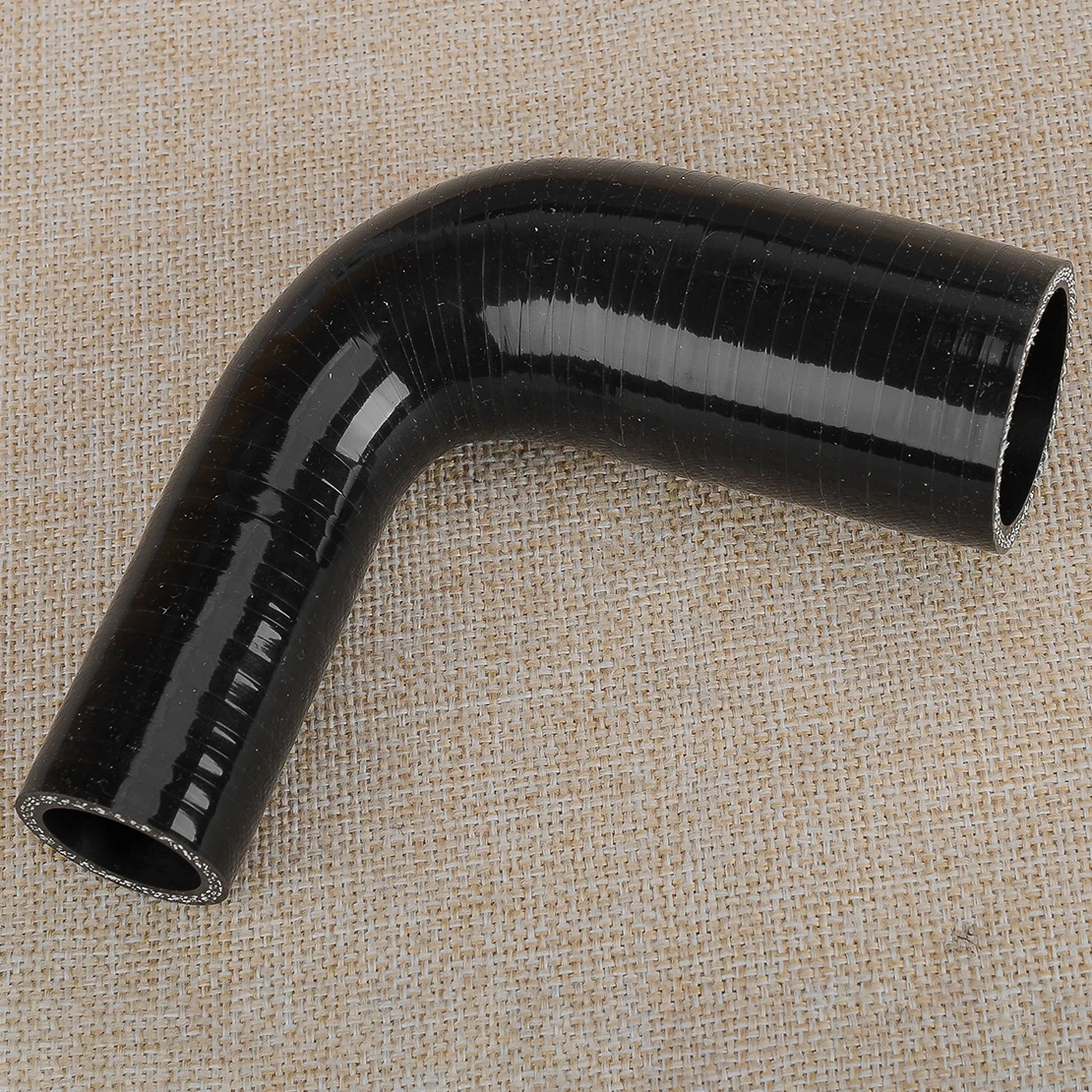 ID 1'' to 1.5'' 25mm-38mm 90 Degree Elbow Reducer Silicone Hose Turbo Intercooler Coupler Black fit for all Car New