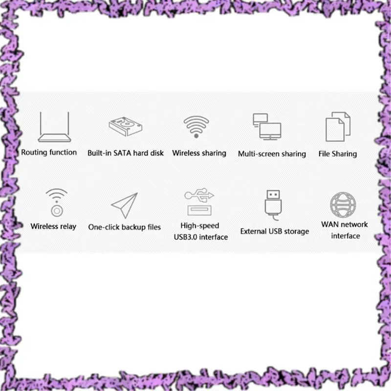 

SCLL-Portable 3.5 Inch HDD SSD Enclosure Portable USB3.0 Rj45 Ethernet NAS Network Streaming Server Storage For Case EU PLUG
