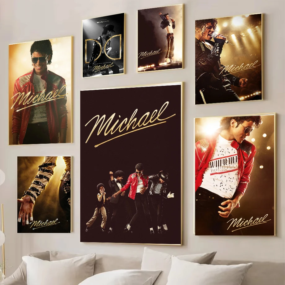 2026 Movie Biopic M-Michael-Jackson Style Dance Photography Poster Canvas Painting Print Wall Art Pictures Home Decor Gift