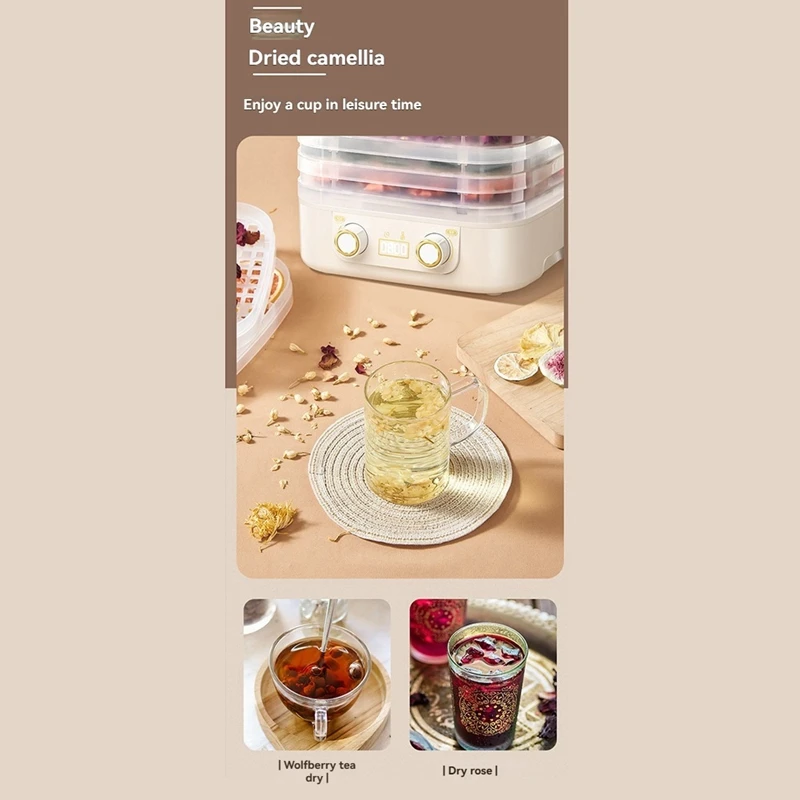 5-слойная умная электрическая сушилка для пищевых продуктов, интеллектуальная функция синхронизации, мясо, рыба, чай, машина для сухофруктов, машина для сушки пищевых продуктов, вилка стандарта США