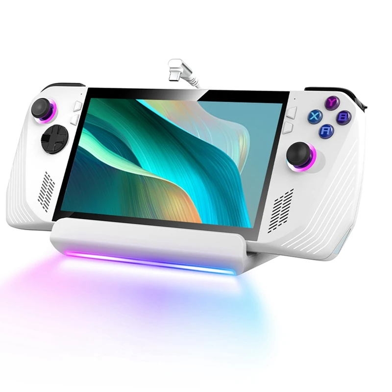 Game Docking Station Dockingstation für Ally Hub RGB-Ständer mit 4K@60Hz TV/ 1 GB Ethernet/ USB3.0/ PD 3.0 Schnellladung