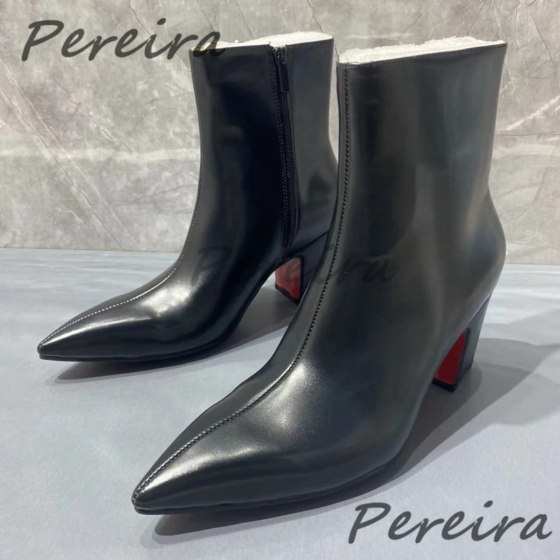 

Мужские черно-белые ботинки челси с острым носком из натуральной кожи на молнии, короткие ботильоны на высоком каблуке 6 см, модные вечерние банкетные модельные туфли