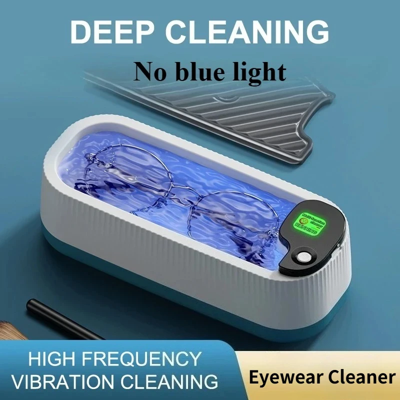 

New Portable Home Eyewear Cleaner One-Touch Operation for Multi-Function Deep Cleaning of Jewelry High-Frequency Vibration