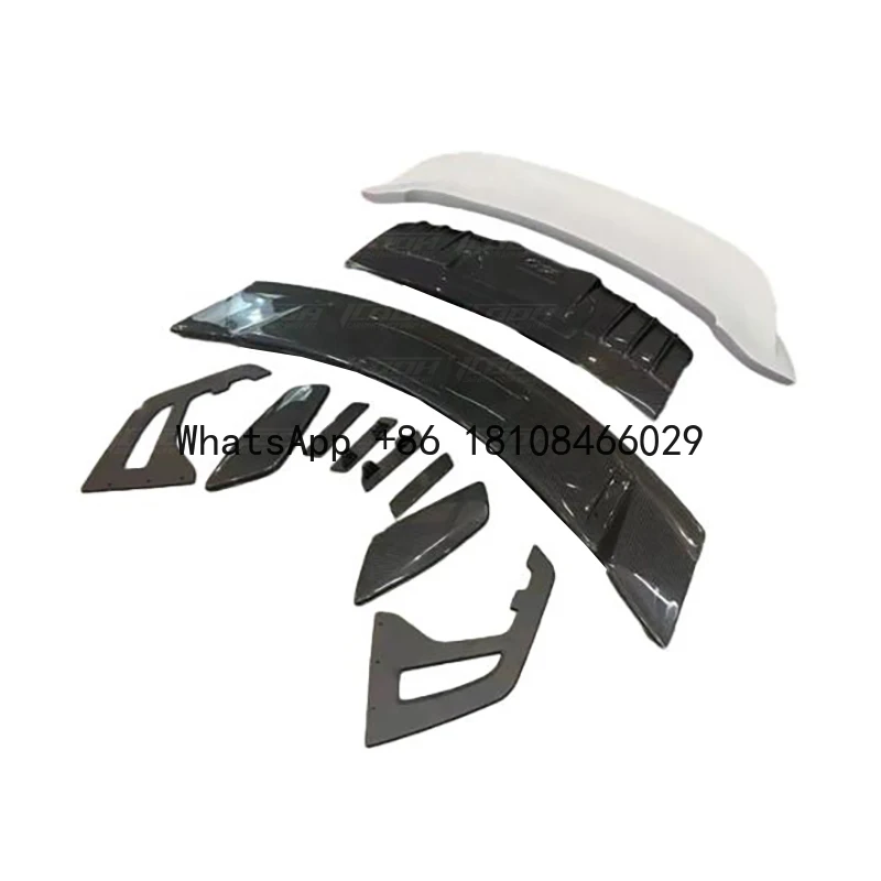 ICOOH Racing GT3 Style Dry Carbon Fiber Fibre Body Kit Rear Spoiler Wing for Porsche 911 992