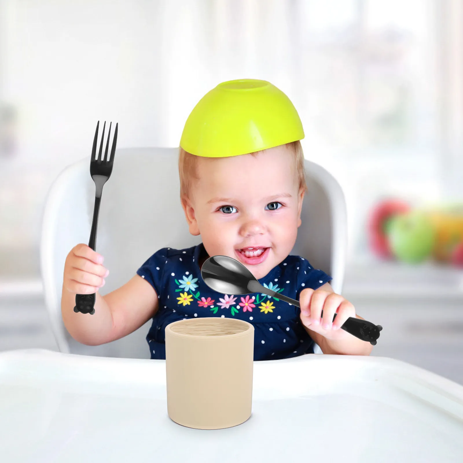 

2Pcs Silicone Toddler Training Cups Leak Proof Baby Water Cups Ergonomic for Kids 12-36 Months Toddler Cup