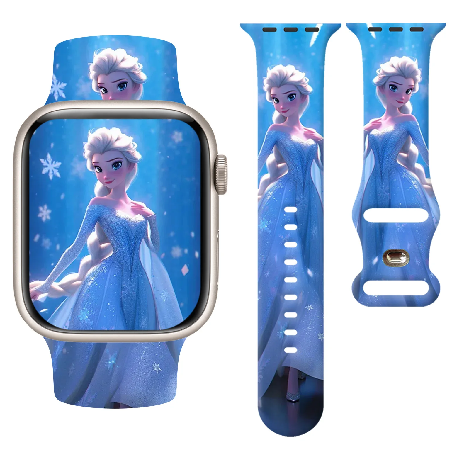 프린트 실리콘 애플워치 스트랩 이미지