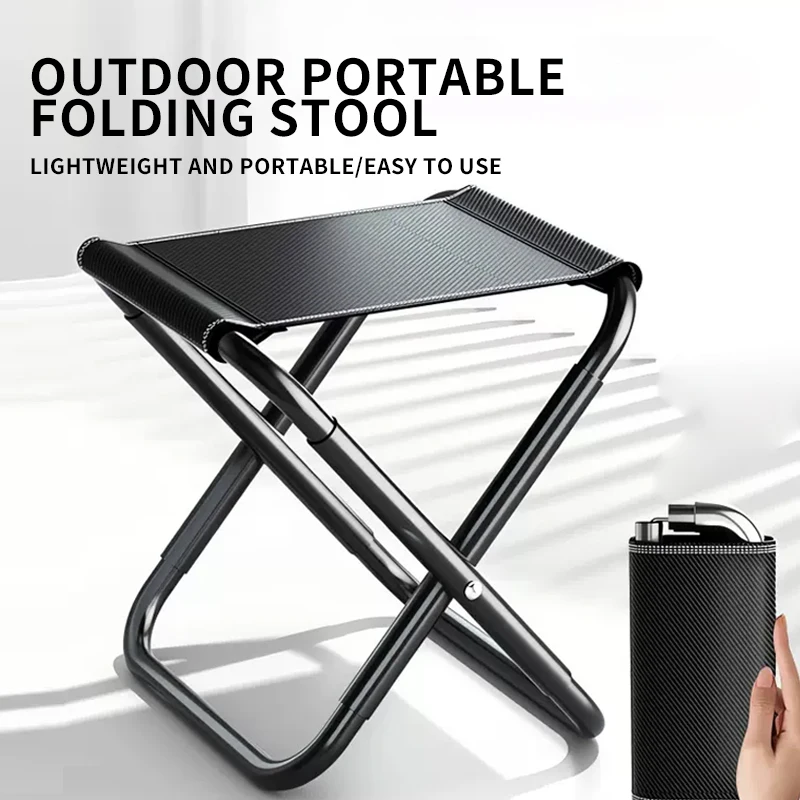 Outdoor Folding Chairs, Portable Fishing Chairs for Street Stalls, Train Horses, Camping Chairs, Folding Chairs, Camping Benches