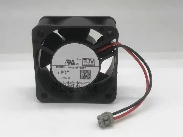 

For Nidec 4020 D04G-24TS2 07 DC24V 0.17A 40*20MM Inverter Fan