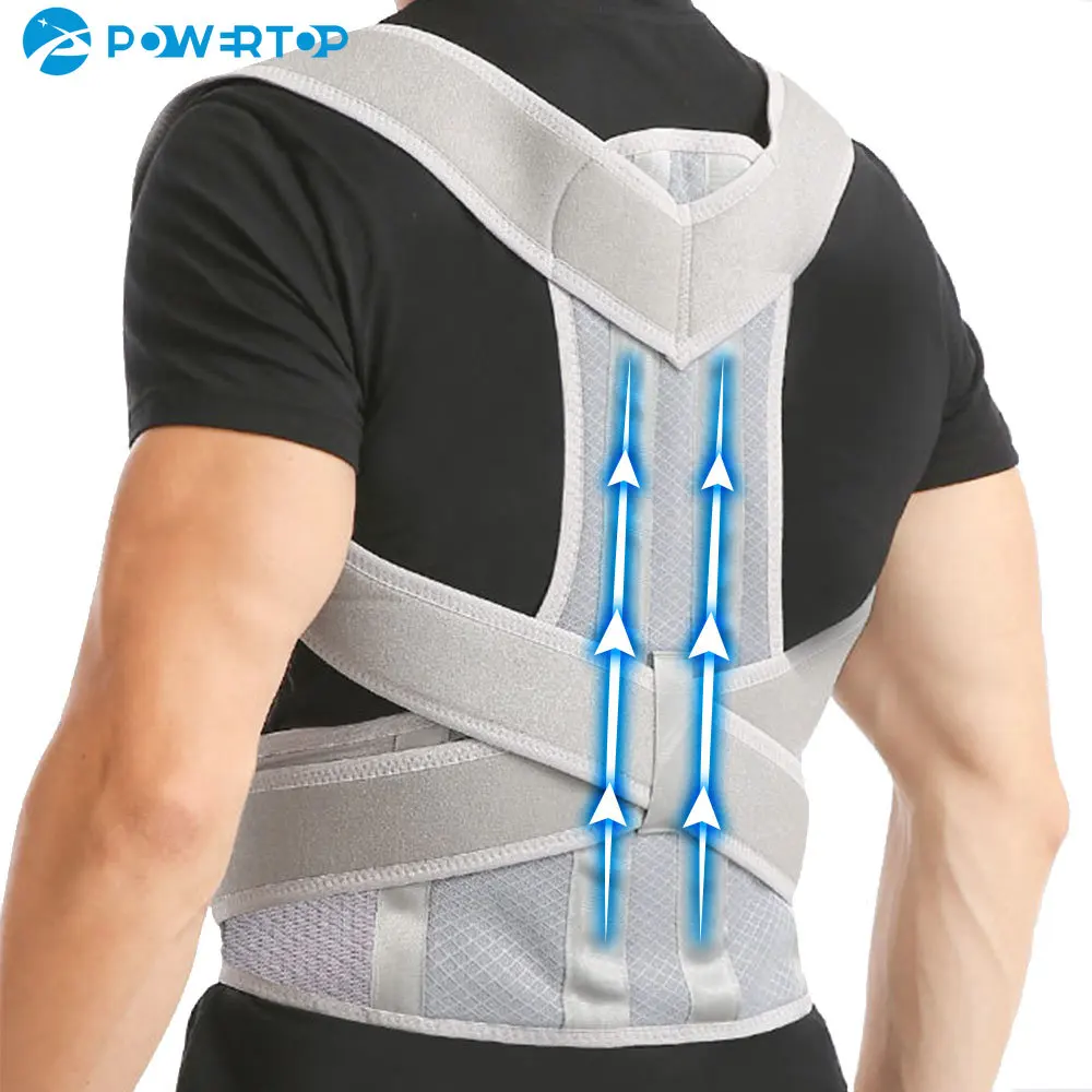 Back Brace Posture Corrector for Women and Men, Back Straightener Scoliosis, Hunchback Correction, Adjustable Spine Support Belt