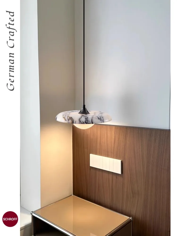 مصباح معلق بجانب السرير لغرفة النوم الرئيسية، مصباح زخرفي معلق من حجر البلغاري الفاخر