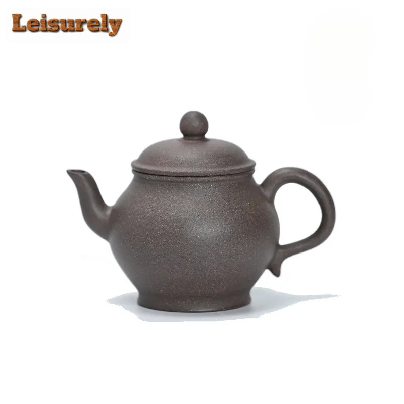 

130 мл Бутик Исин Фиолетовые Глиняные Чайники Ручной Работы Дворцовый Фонарь Горшок Сырой Руд Сто Сеток Песка Грязь Чайник Китайский Чайный Набор Цзыша