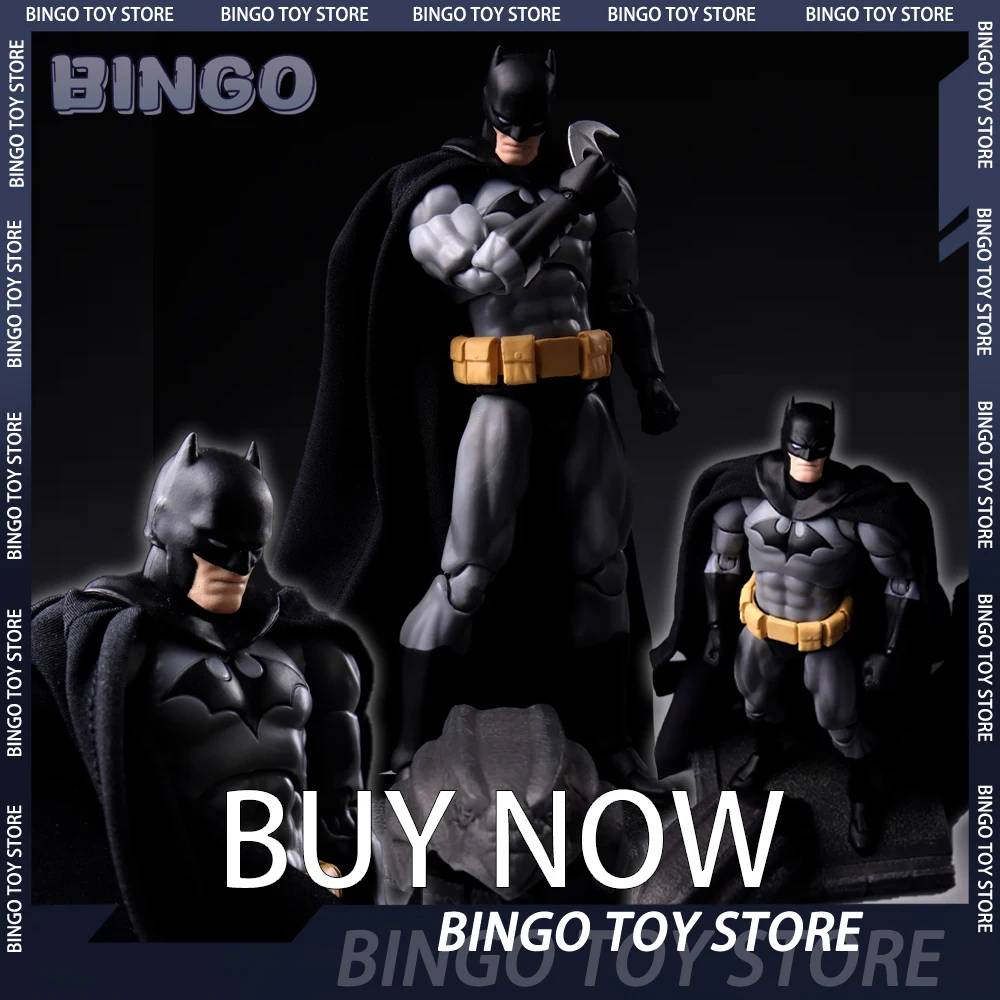 

In Stock Ct Toys Batman Black Mafex 126 Figure 105 Blue Bat Man Anime Action Figure collection Figurine Statue Model Gift Toys