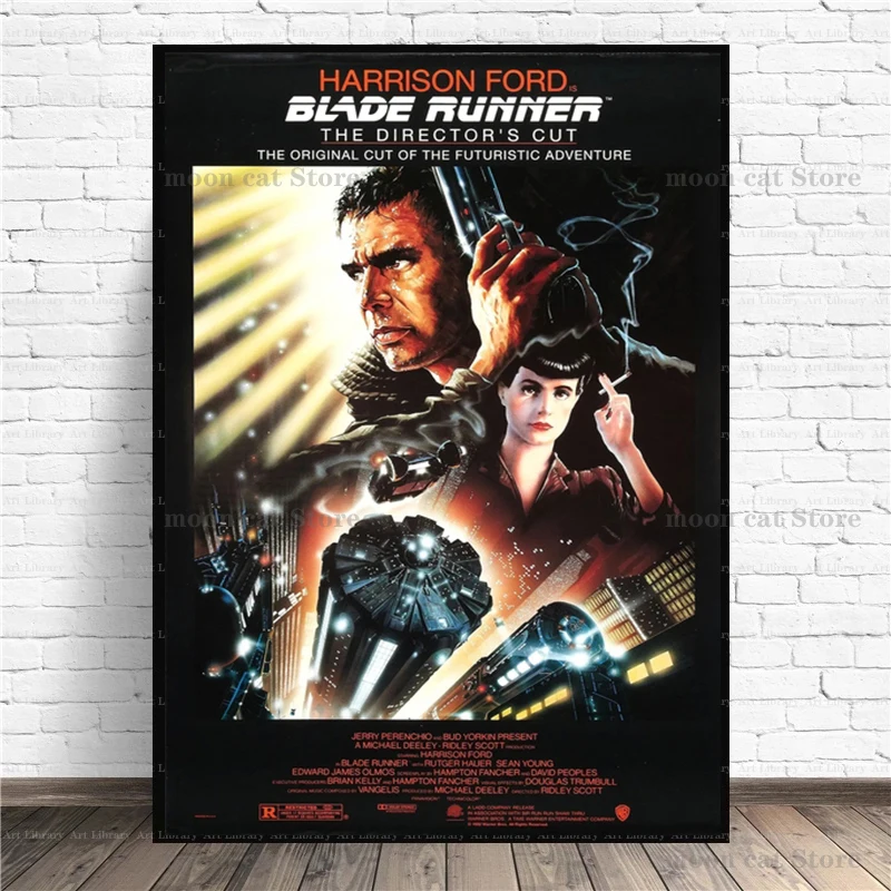 Retro Movie Blade Runner(1982) Classic Sci-fi Film Poster Canvas Painting Wall Art Pictures Vintage Home Club Cinema Decor Gift