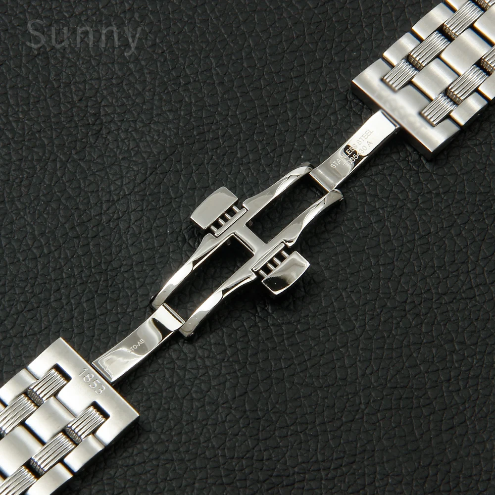 Bracciale per orologio per Tissot 1853 T065 430A Hengyi Starfish Series Accessori per orologi Cinturino a catena Cinturino per orologio in acciaio inossidabile da 19 mm