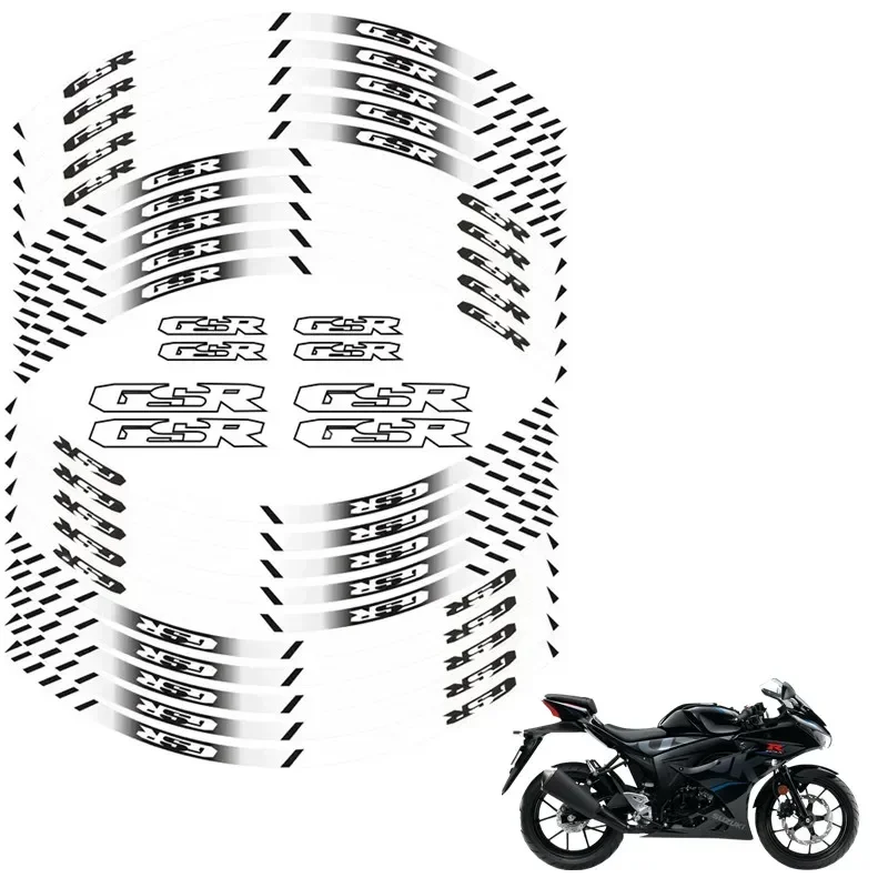 Per SUZUKI GSR 125 250 600 750 tutte le parti del motociclo Contour Wheel Decoration decalcomania Sticker - A