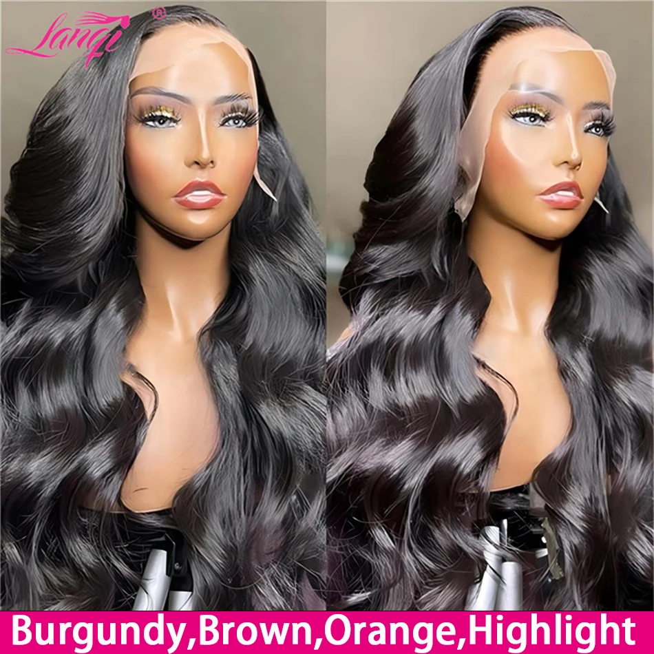 250 Density Body Wave Lace Front Wig 13X4 Transparent Lace Frontal Wig Brazilian Human Hair Lace Frontal Closure Wigs For Women