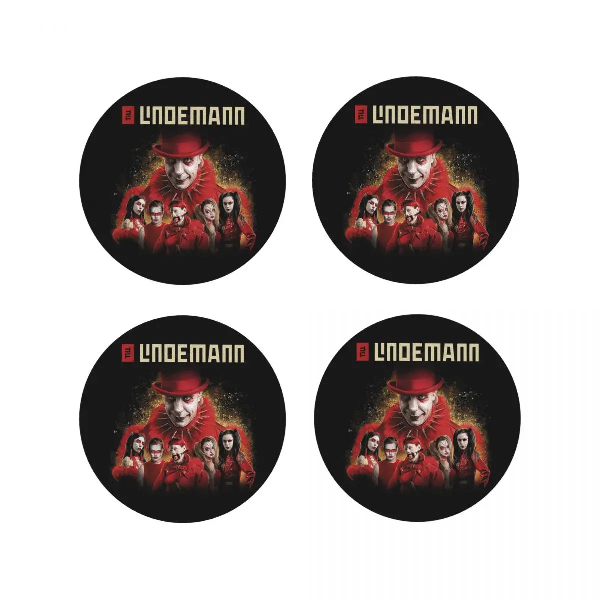 

Lindemann Подставки Кухонные салфетки Нескользящие изоляционные коврики для чашек Кофейные коврики для декора Домашняя посуда Подушечки Набор из 4 шт.