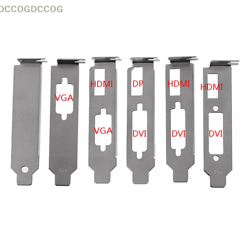 

DVI VGA Port Desktop Slim Small Case Dedicated Graphics Small Profile Low Profile Bracket Adapter for Half Height Graphics Cards