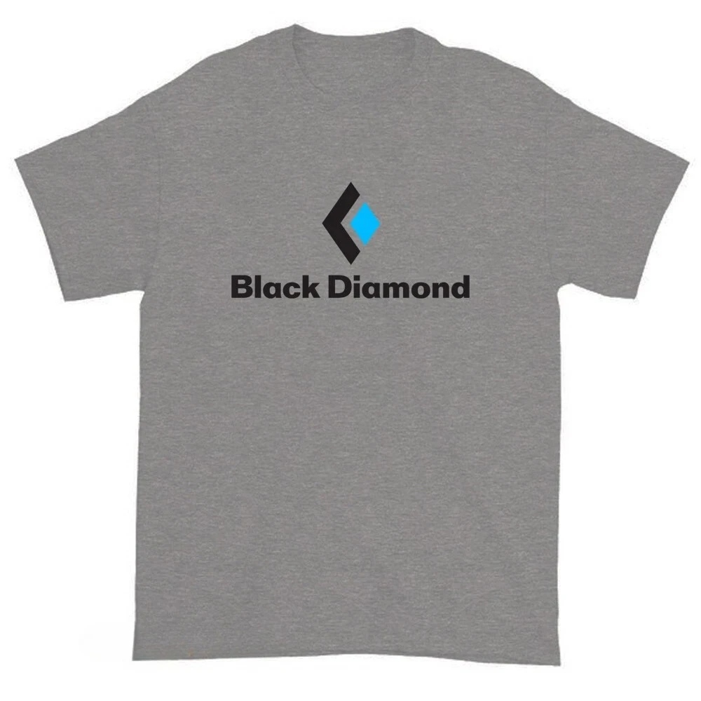 New Black Diamond Logo American Funny T Shirt Graphic Printing High-end Luxury Unisex Style Both of Men and Women