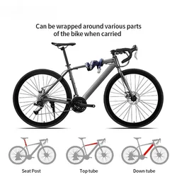Bike Chain Lock with Lighter Weight and Stronger Security, Anti-Theft Bicycle Lock for Road Mountain Bikes