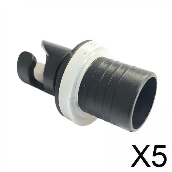 Válvula de barco inflável para caiaque, adaptador de nylon, conector de mangueira de substituição para camping e pesca