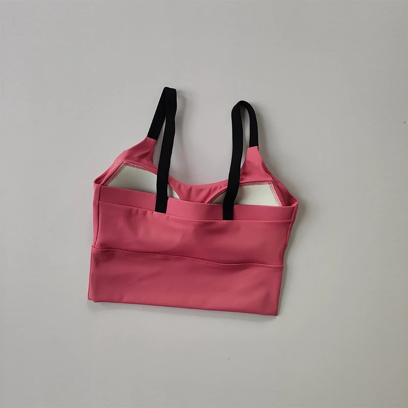 Einteiliger BH, hochfester stoßfester Lauf-BH, Träger-BH, rückenfreier Fitness-Yoga-BH – Detail 6
