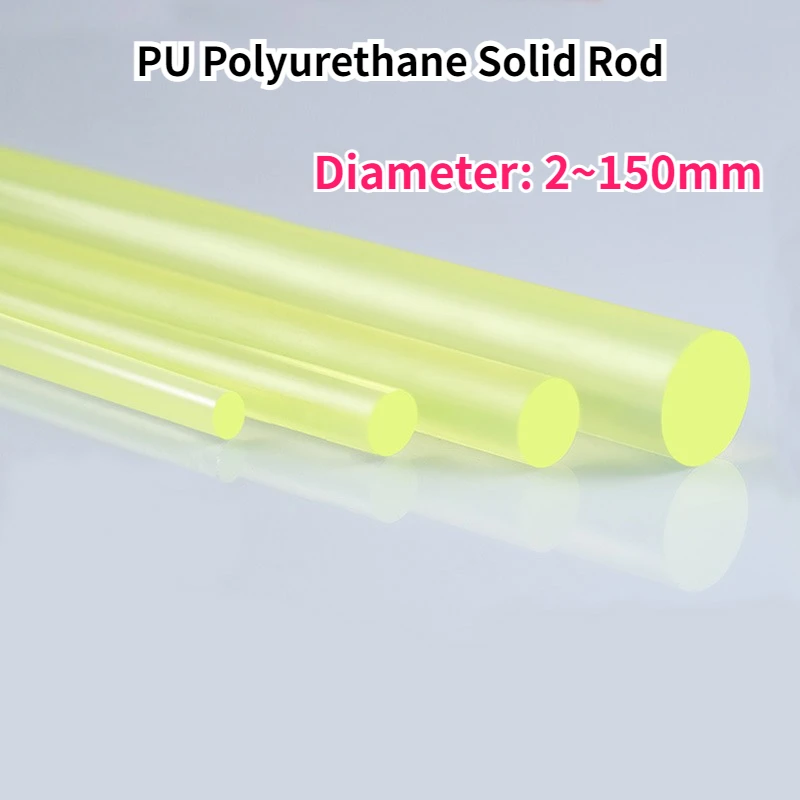 

PU Polyurethane Solid Rod Beef Tendon Rod Dia 2~150mm High-elasticity Rubber Shock-absorbing Youli Rubber Wear-resistant Bar