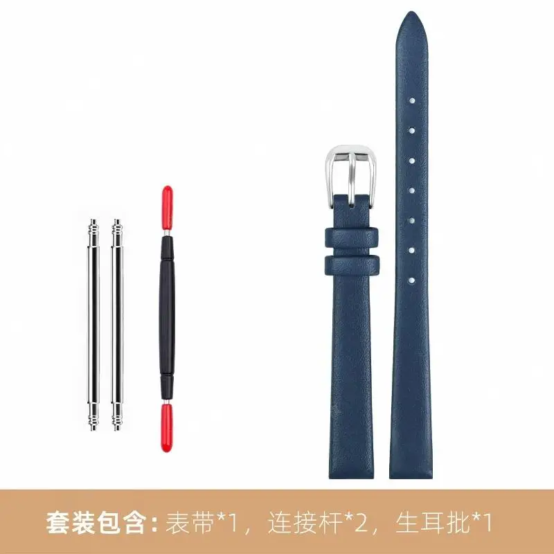 حزام ساعة جلدي سوار حريري لتيسو 1853 T058 T 058109 إكسسوارات ساعة سيكو فوسيل جيما للسيدات بسوار جلدي 9 ملم