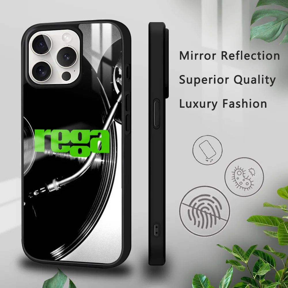 

R-Rega Music DJ Phone Case For iPhone 16 15 14 13 12 11 Pro Xs Max Mini Plus Celulares Hard Funda
