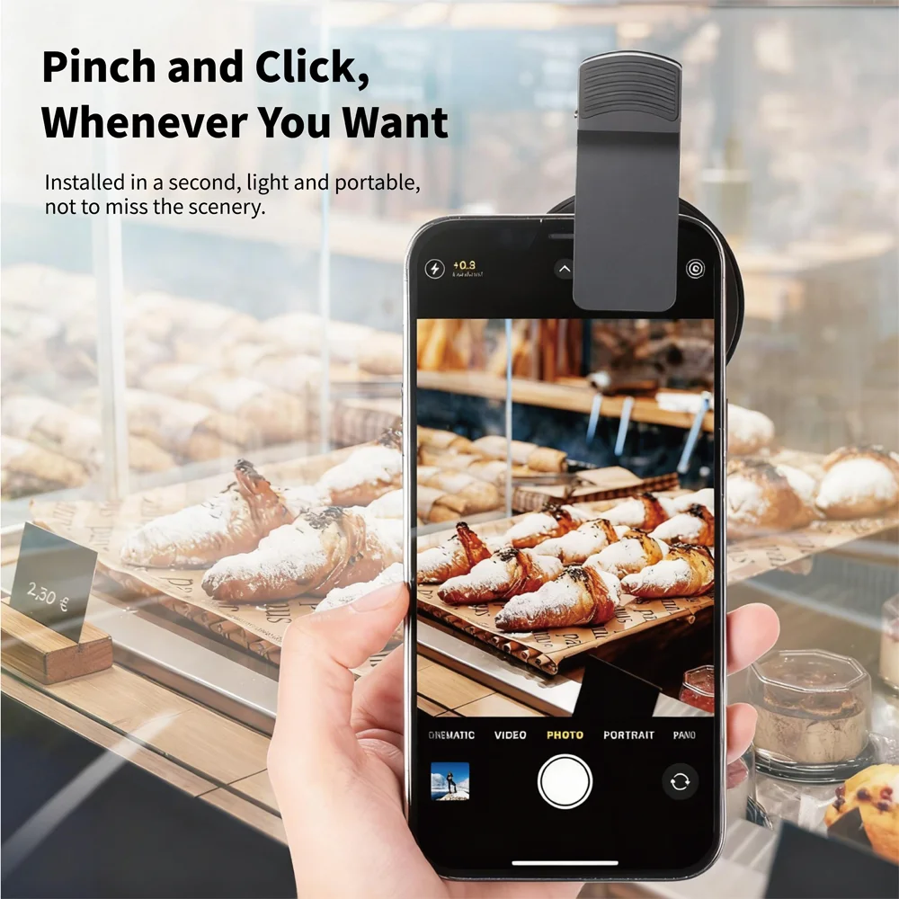 Filtro de lente de teléfono móvil de 52mm-CPL, Clip de lente, accesorios de cámara, filtro polarizador Circular para Canon Nikon para todos los teléfonos inteligentes