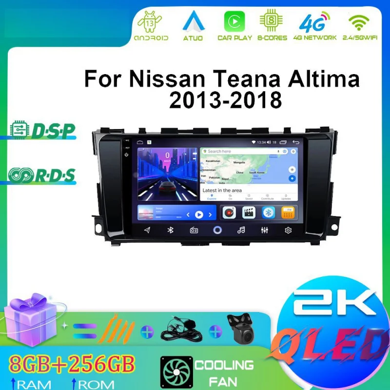 

For Nissan Teana Altima 2013-2018 Car Intelligent Systems Android Car Player GPS WIFI Carplay 4G Car Radio Navigation Stereo