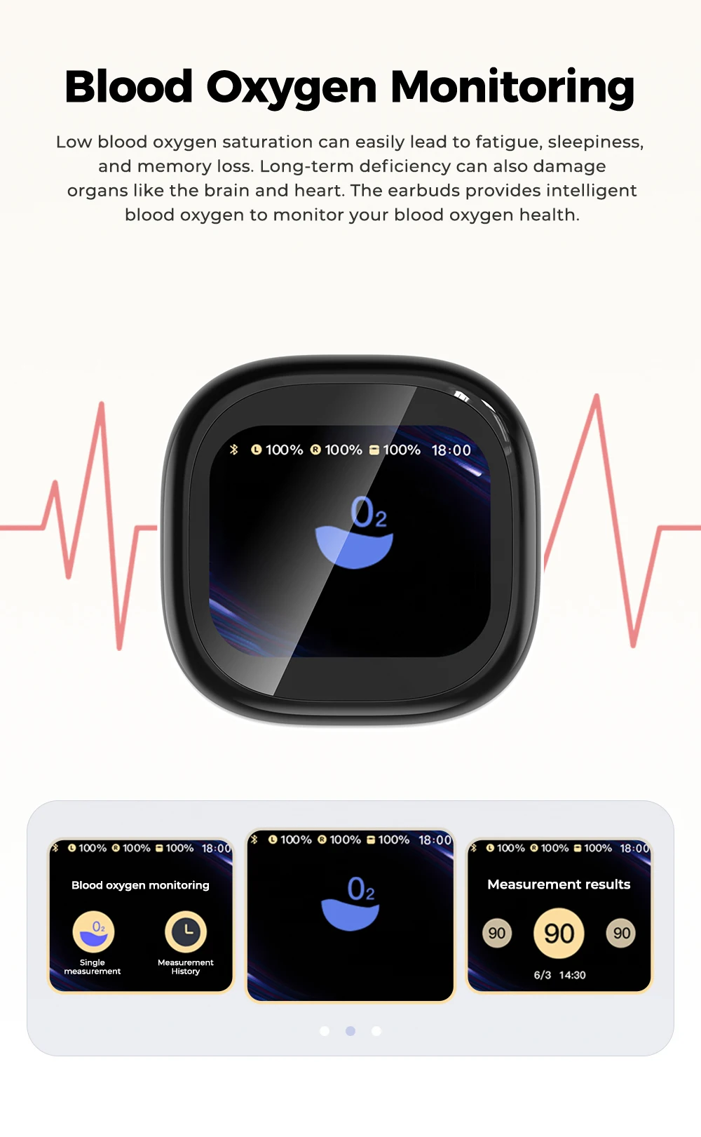 Cuffie Traduzione Simultanea NE46 Con Display LCD, 135 Lingue, 8 Modalità, Monitoraggio Cardio E SpO2, Bluetooth 6.0, Autonomia 60 Ore