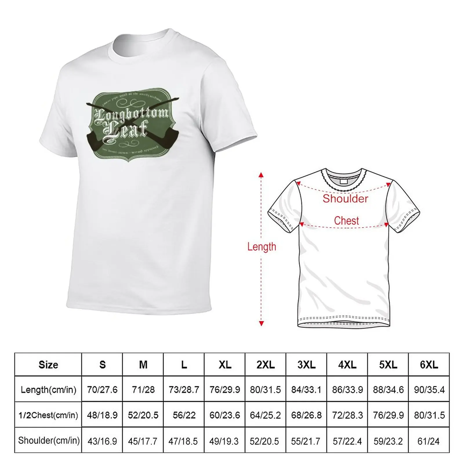 New longbottom leaf T-Shirt graphic t shirt funny t shirts black t shirts for men image 2