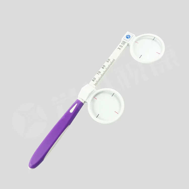 Optical Optometry Flipper Lens Handheld ±0.50 Cross-cylindrical Lens Optical Pupil Adjustable Cross Cylinder Lens Flipper