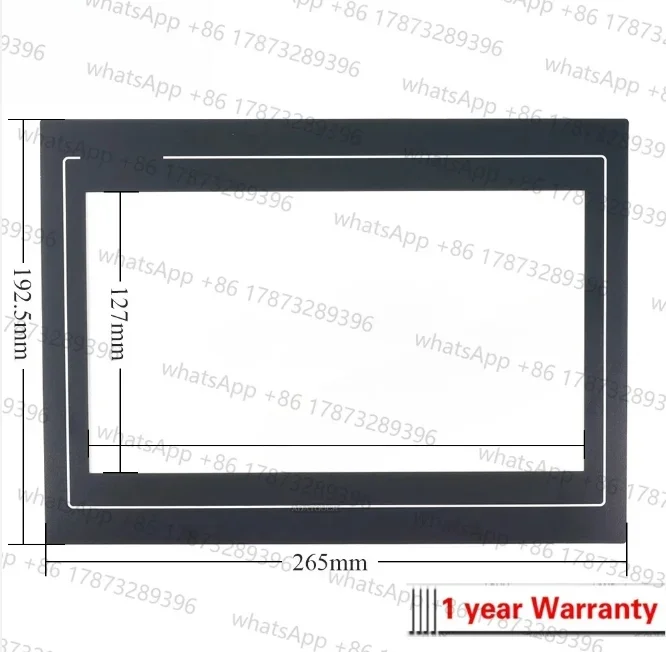 DOP-110CS شاشة تعمل باللمس زجاج لوحة محول الأرقام لشاشة لمس دلتا DOP-110CS مع التسمية الأمامية طبقة رقيقة واقية احباط