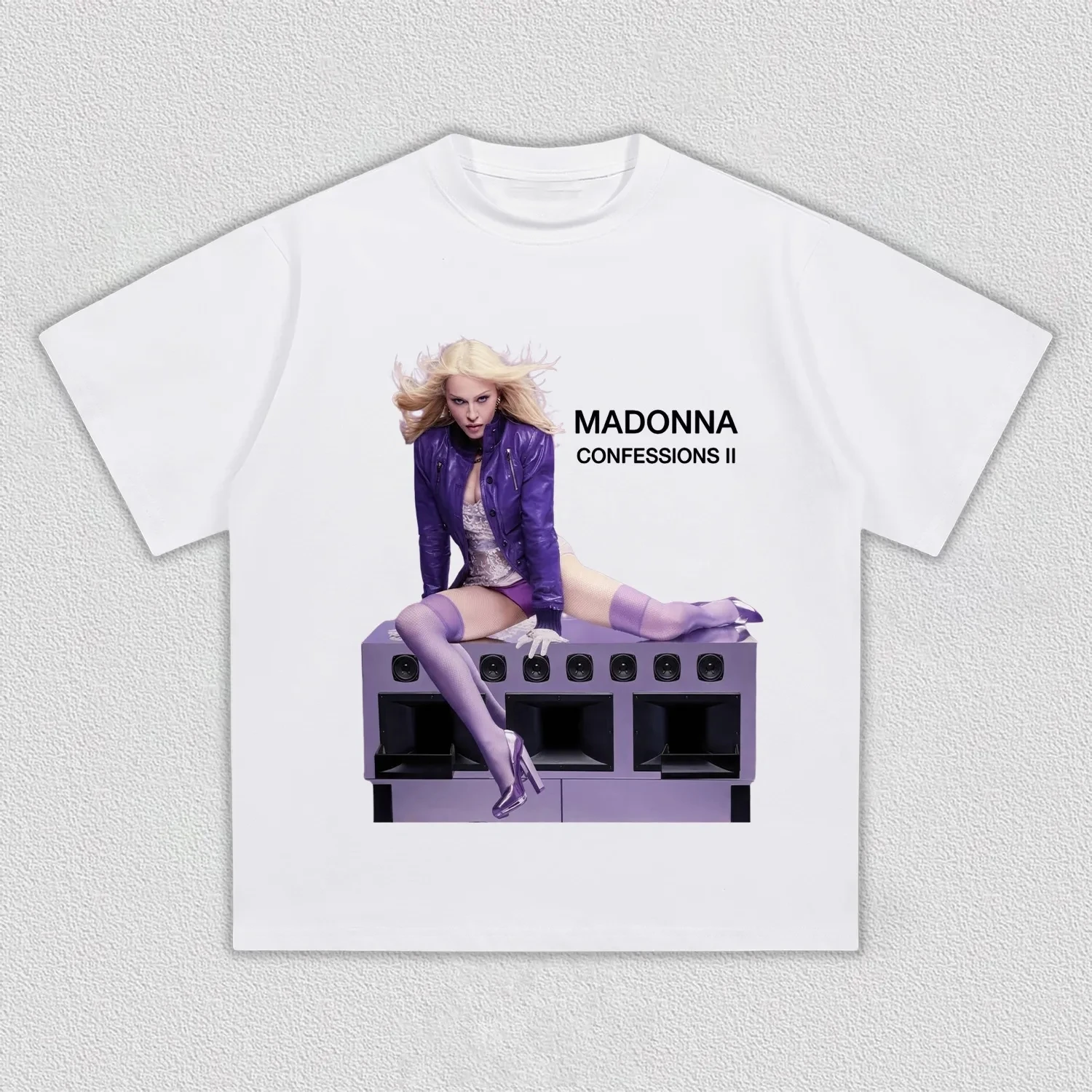 Madonna Album Confessions II Graphic 2026 T-Shirt 100%Cotton Men's Women's Y2k Popular Oversized Fans Tshirt Vintage Casual Tee