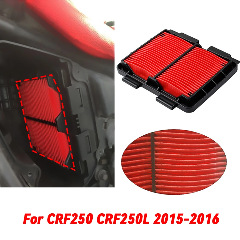 

For Honda CRF250L CRF250 CRF 250L 2013-2016 Motorcycle Replacement Engine Air Filter Cleaner Motorbike Air Intake Filter Element