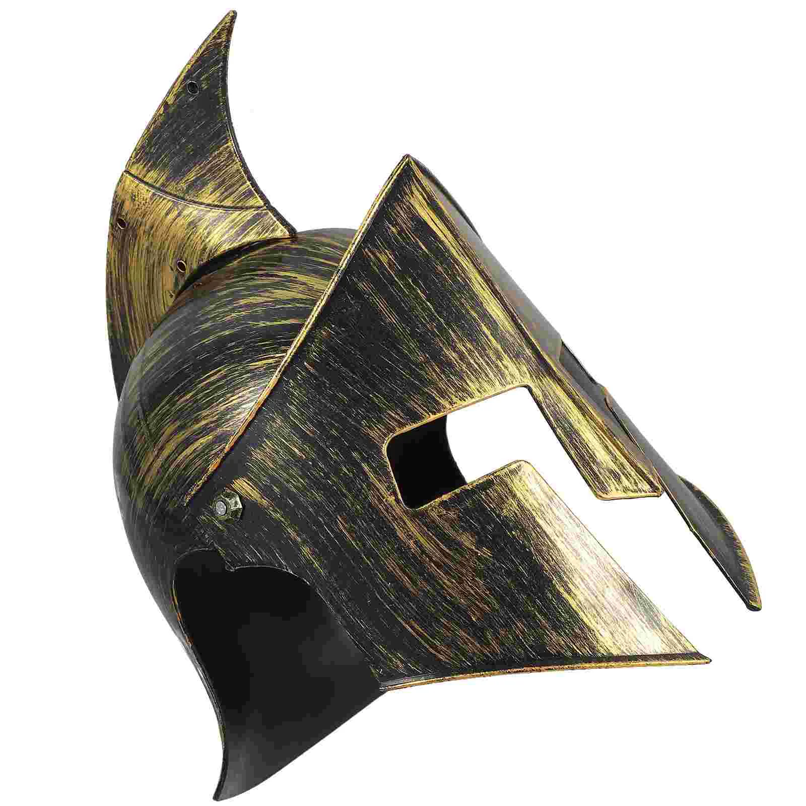 Ancient Roman Warrior Hat Soldier Pirate Men Costume Adults Plastic Cosplay Middle Ages