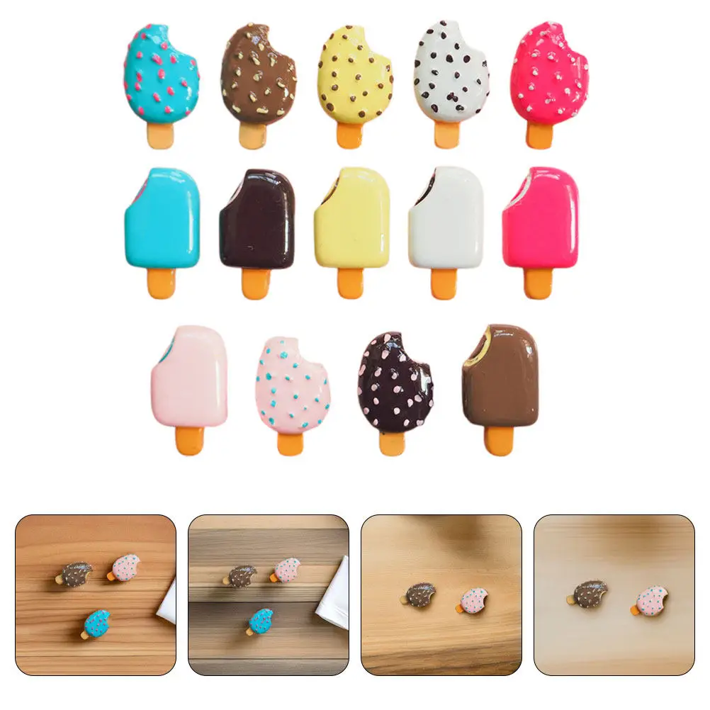 

Набор из 14 реалистичных смоляных подвесок в виде мороженого и шоколадных эскимо для декора чехлов для телефонов, сувениров для вечеринок и поделок своими руками