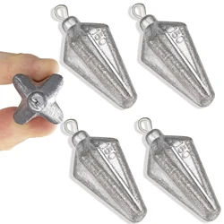 THKFISH 2pcs 60g 80g 100g 120g 150g Fishing Sinkers Sea Fishing Leads Starfruit Shape Weight Sinker Drop Shot Freshwater