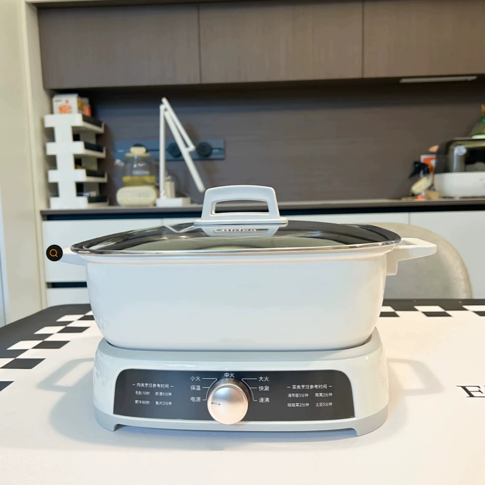 Induction cooker hot pot household large-capacity electric cooking pot special pot split non-stick pan