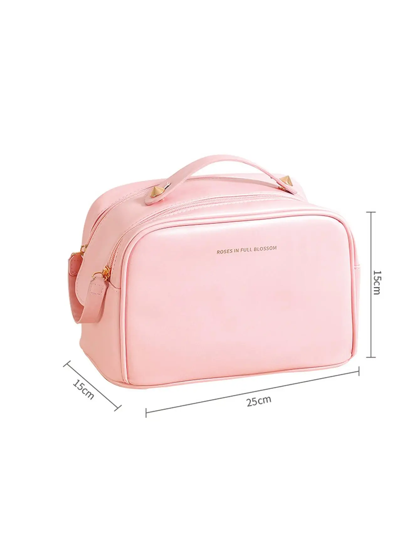 Doppels ch ichten schwarze Mesh Kosmetik tasche Reise tragbare große Kapazität Make-up Fall Organizer Aufbewahrung beutel Reiß verschluss Kultur beutel – Detail 20