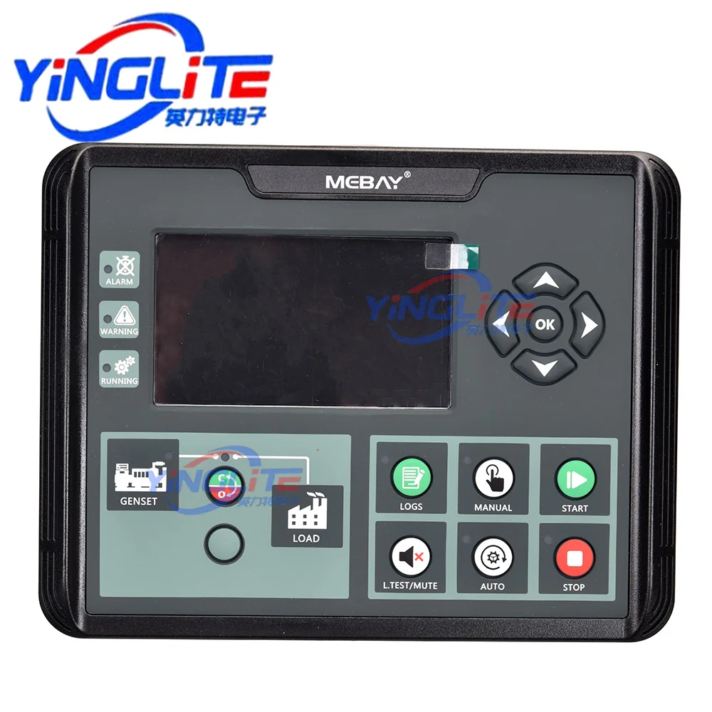 DC60D, DC62D Diesel Generator Controller LCD Control Panel for Monitoring Generator Set Parameters DC60DR, DC62DR