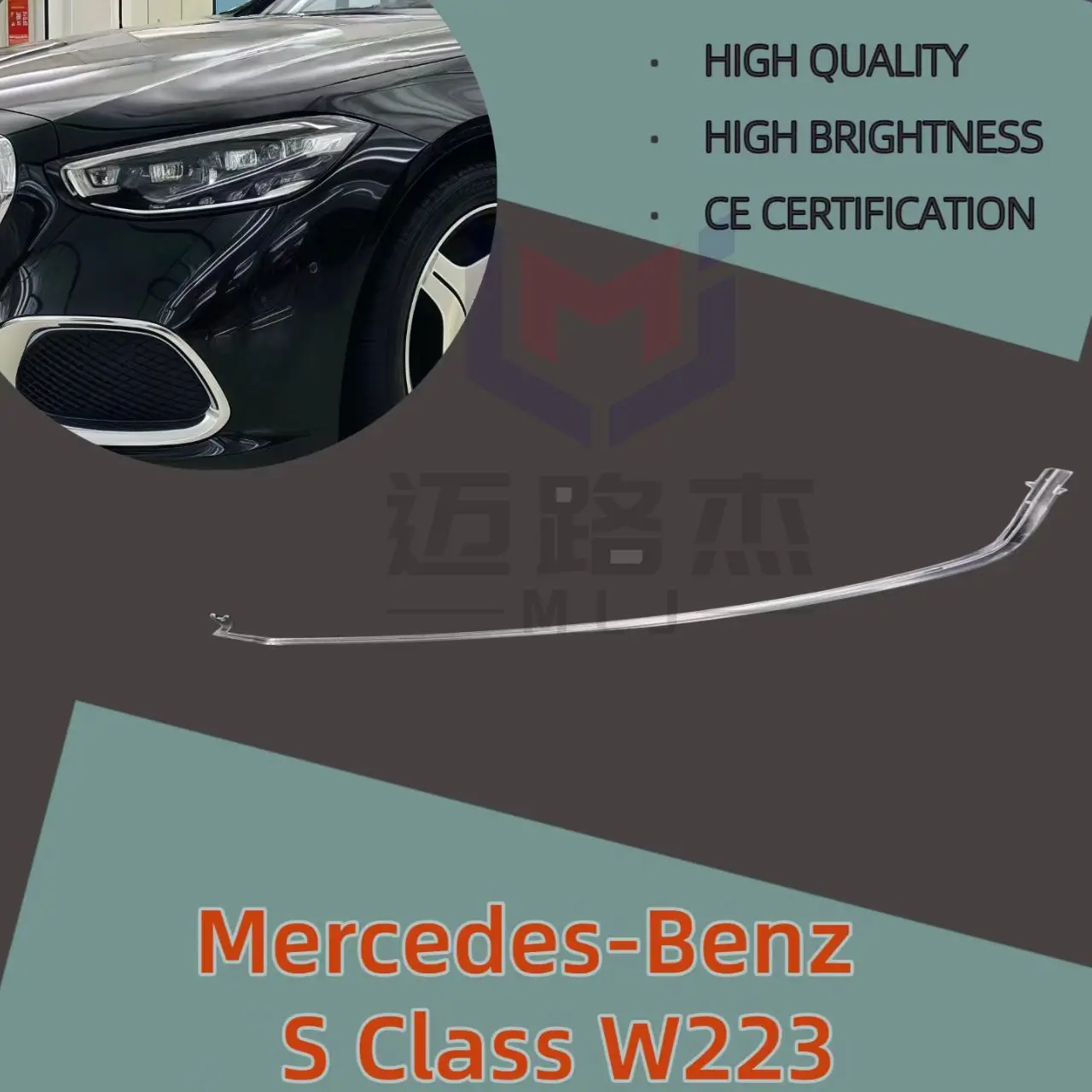 

Для Mercedes Benz S-Class W223 2021-2024 автомобильные фары DRL направляющие полоски дневных ходовых огней ангельские глазки автомобильные аксессуары