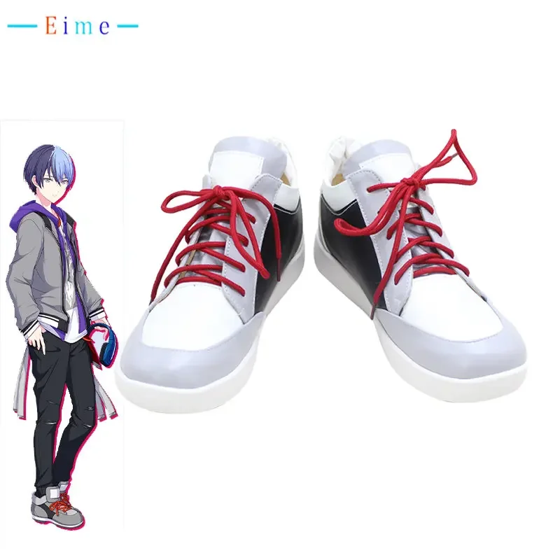 Aoyagi Toya Cosplay Shoes Game Project Sekai Colorful Stage PU Leather Shoes Halloween Party Boots Custom Made