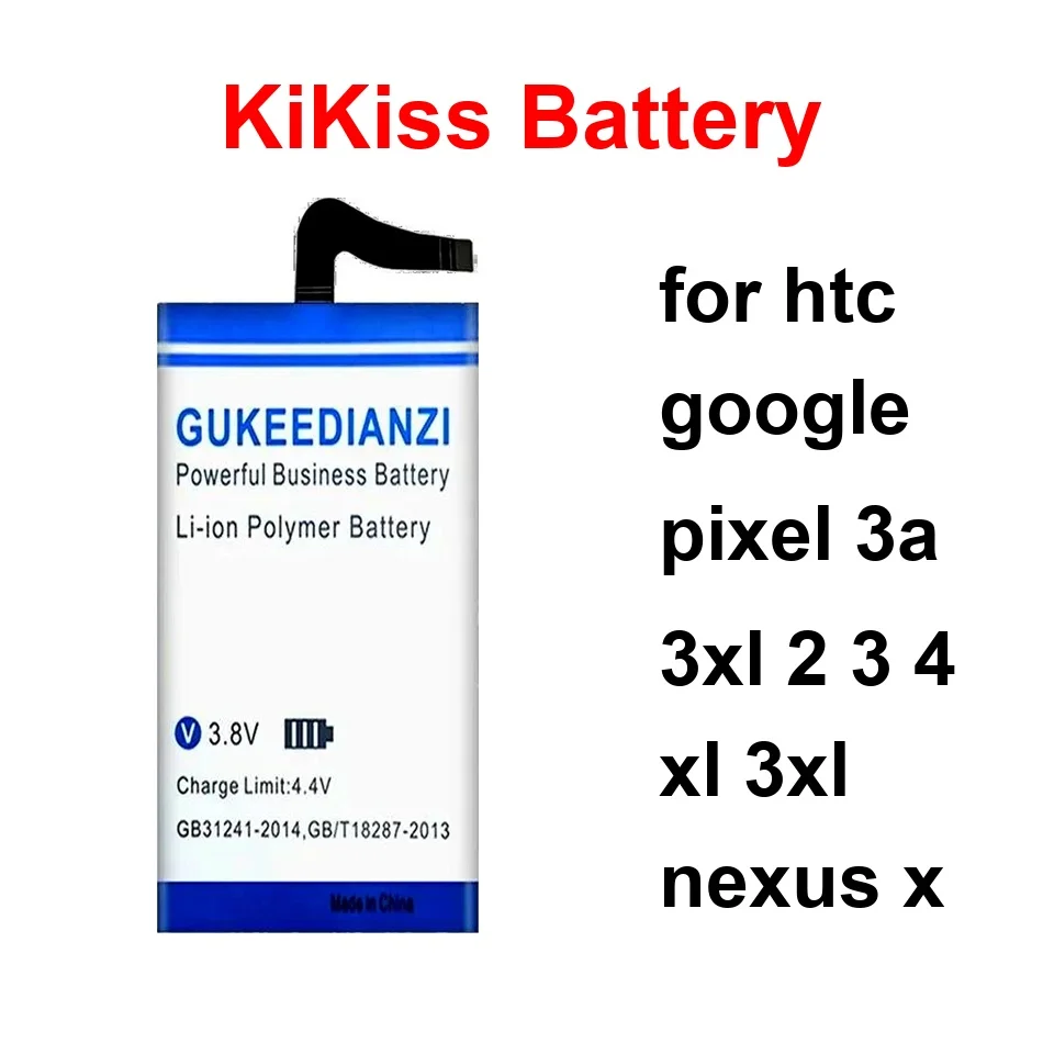 

Mobile Phone Battery High-Capacity G020A-B B2PW2100 G013C-B 4100-4900Mah For Htc Google Pixel 3A 3XL 2 3 4 XL Nexus X