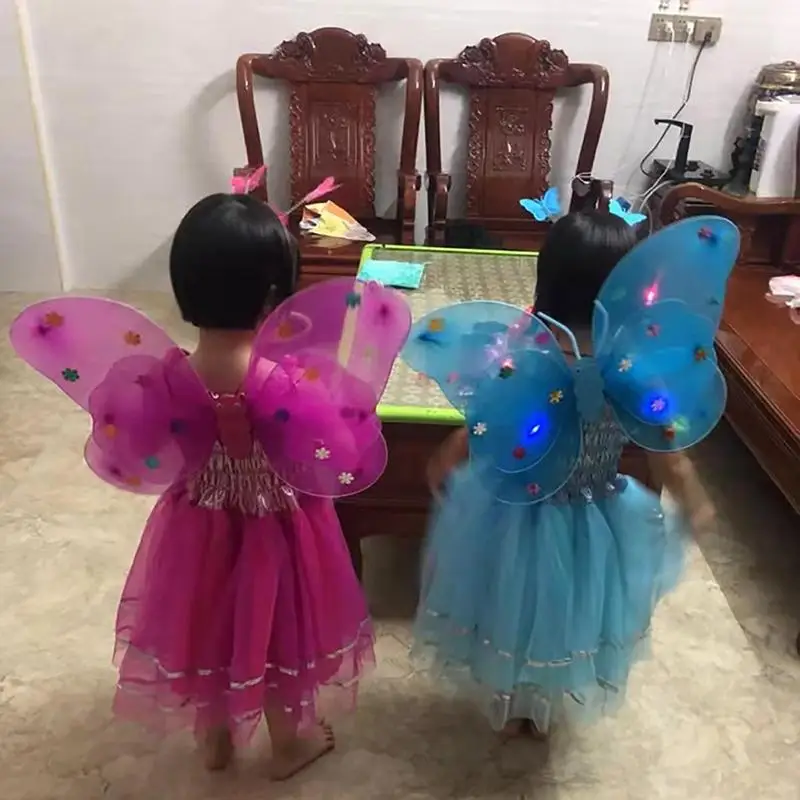 

Butterfly Wings Costumes Elf Fairy Dress Tutu Costume Set For Baby Girls Fairy Dress Up Fairy Halloween Cosplay Costumes Set