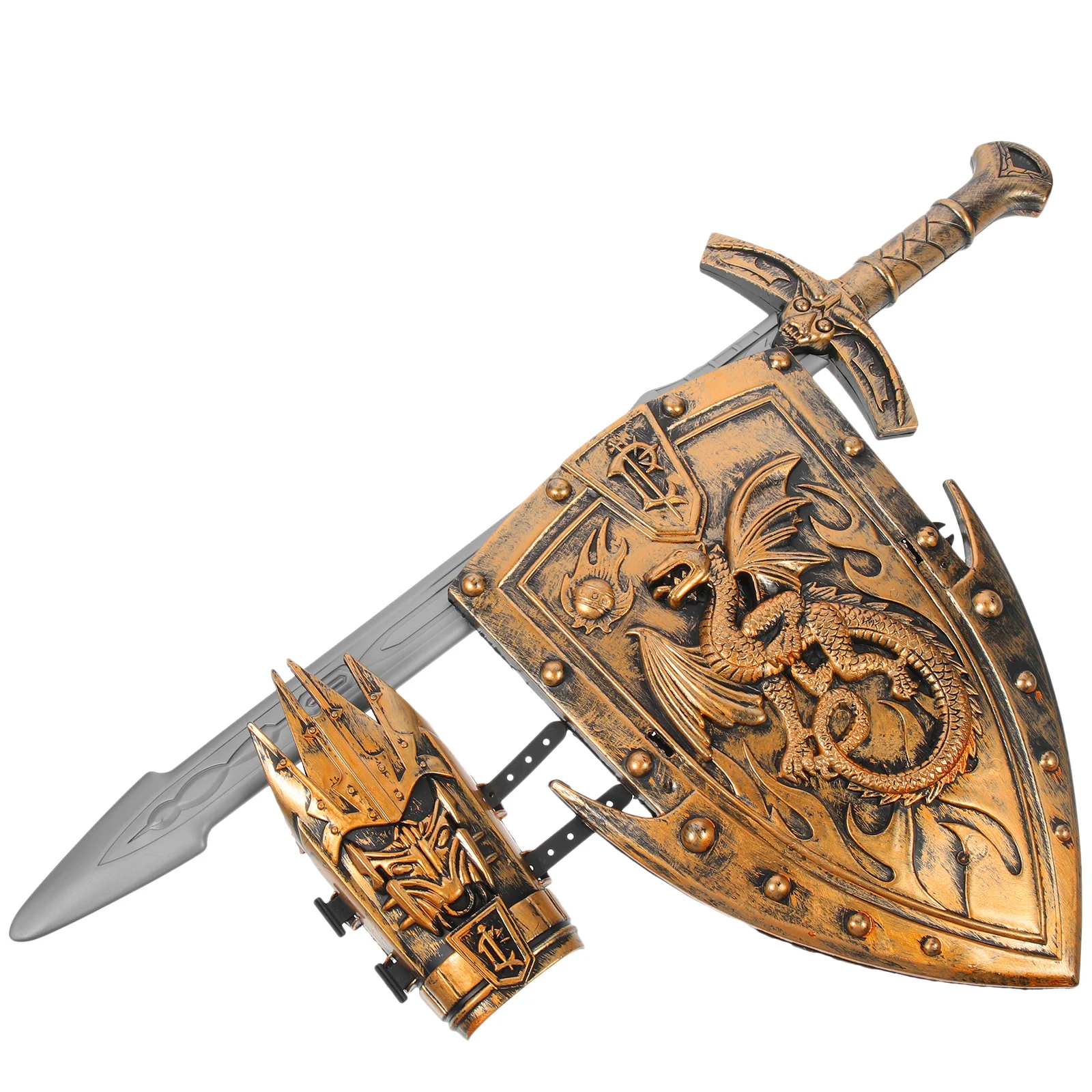 1 Set Kids With , Plastic Cosplay Costume For Children, Stage Performance Party Prop, Home Role Play