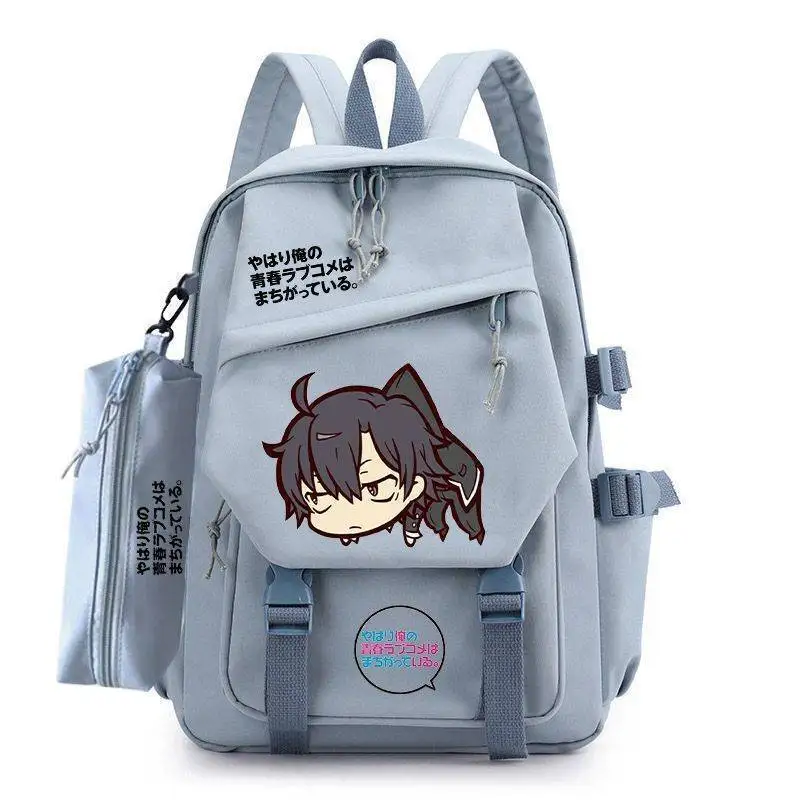 أنيمي لعبة شبابي رومانسية كوميديا SNAFU أنيمي ثنائي الأبعاد الطرفية طلاب المدارس الابتدائية والثانوية على ظهره المدرسة